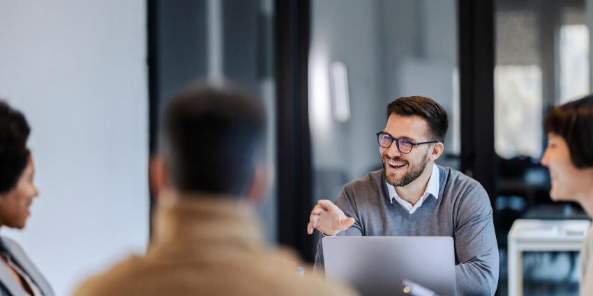 people in a meeting