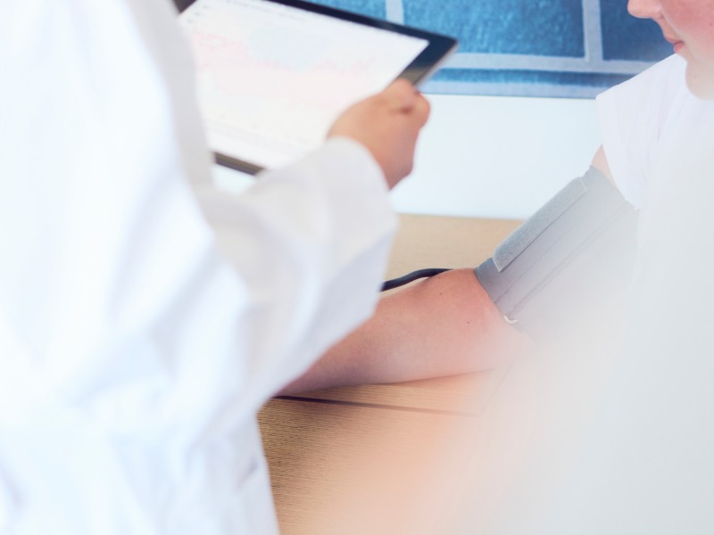 Doctor working in a hospital